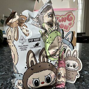 POPMART Labubu The Monsters Macaron Plush Series - Toffee NEW